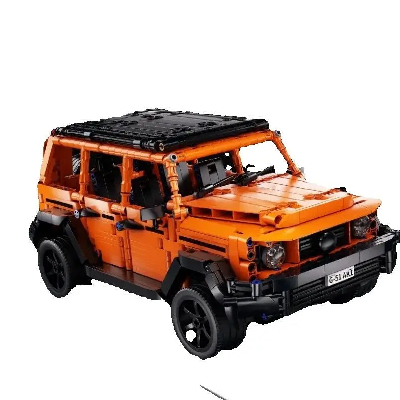 New Jeep car furniture decoration building blocks with 1300+ items, a favorite among boys and girls.