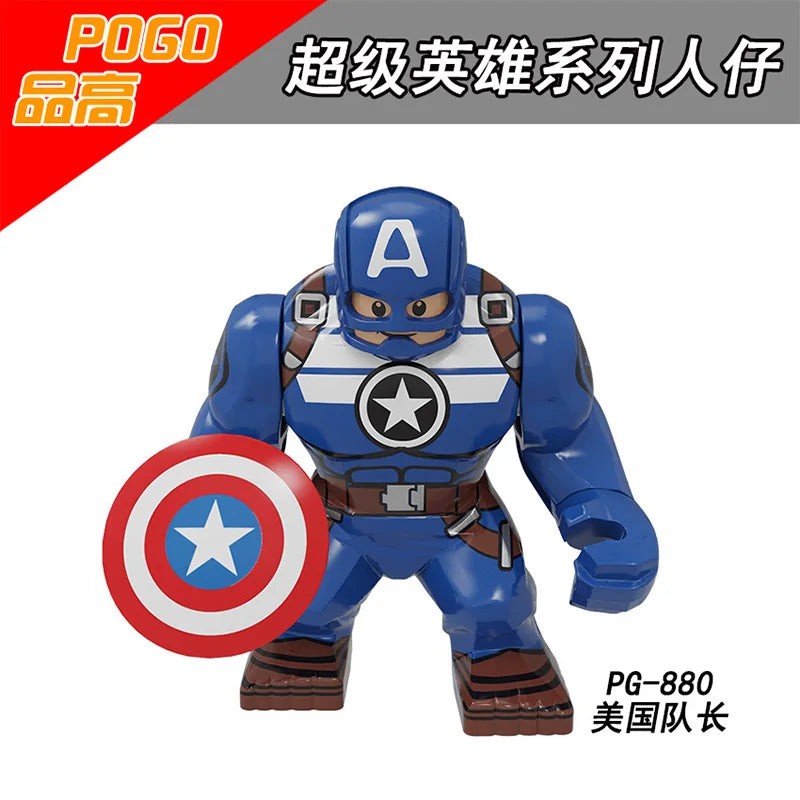 Marvel building blocks, humanoid dolls, mini dolls, Hulk, children's toys, birthday gifts, cartoon characters, Christmas gifts