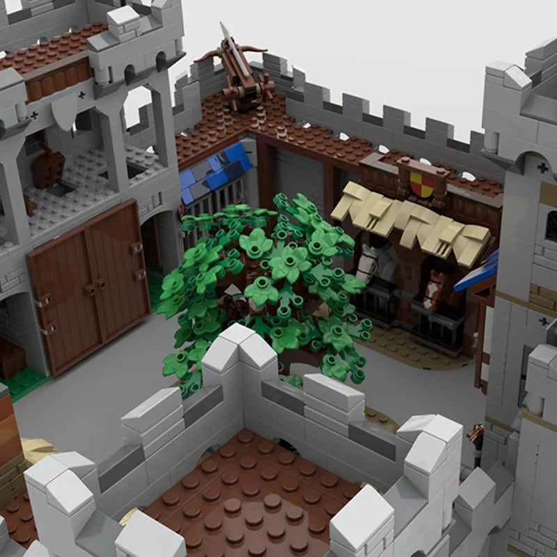 4039 Pieces Model Building Blocks Set – Lionbrick Modular Castle – Medieval Fortress with Modular Design