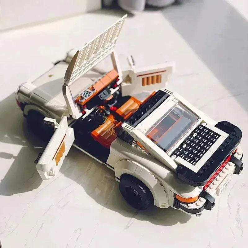 Hot Toys Technical Retro Car Model Legoing 10295 Building Blocks Set Race Classic Kit for Adults and Teens Toys Gift 1458PCS