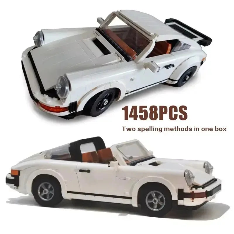Hot Toys Technical Retro Car Model Legoing 10295 Building Blocks Set Race Classic Kit for Adults and Teens Toys Gift 1458PCS